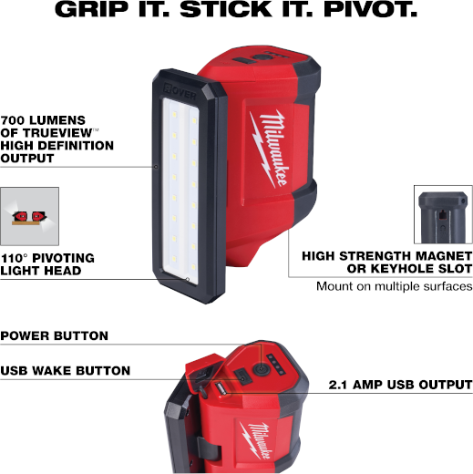 M12 PIVOTING FLOOD LIGHT